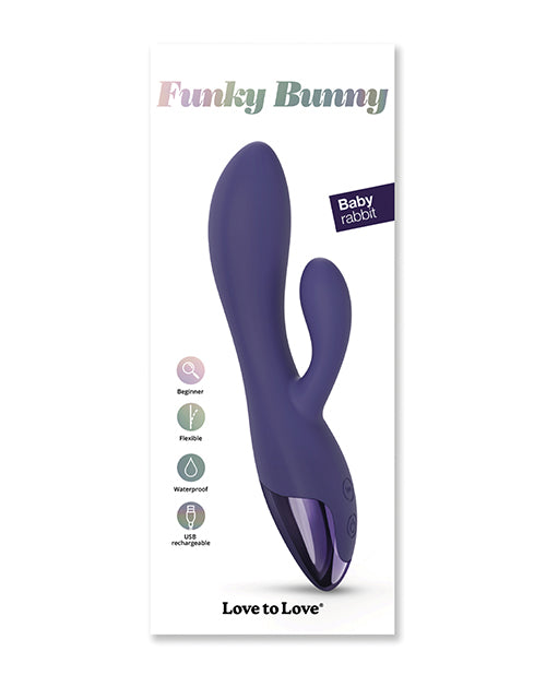 Love to Love Funky Bunny Small Rabbit - Midnight Indigo - LUST Depot