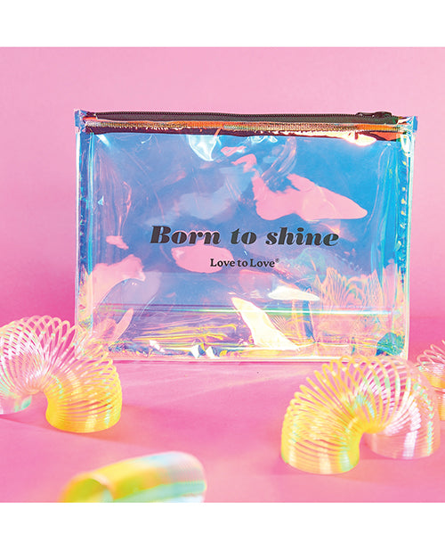 'love To Love Born To Shine Pouch - Black Onyx - LUST Depot