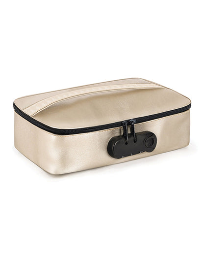 Dorcel Lockable Discreet Box - Luxury Gold