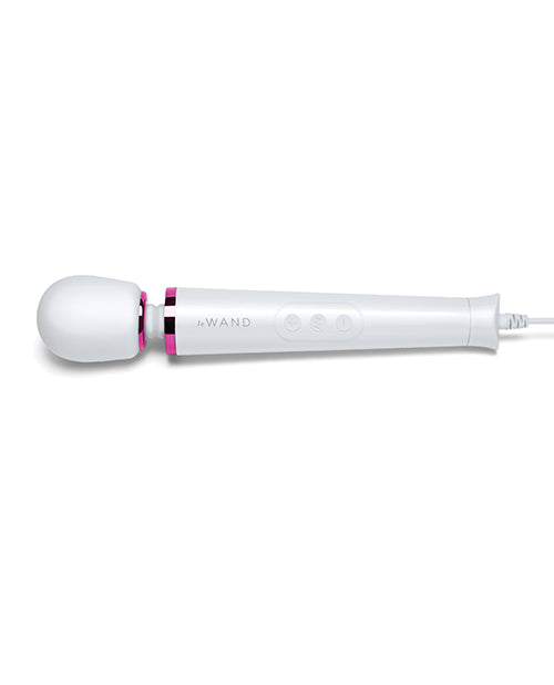 Le Wand Powerful Petite Rechargeable Vibrating Massager - White - LUST Depot