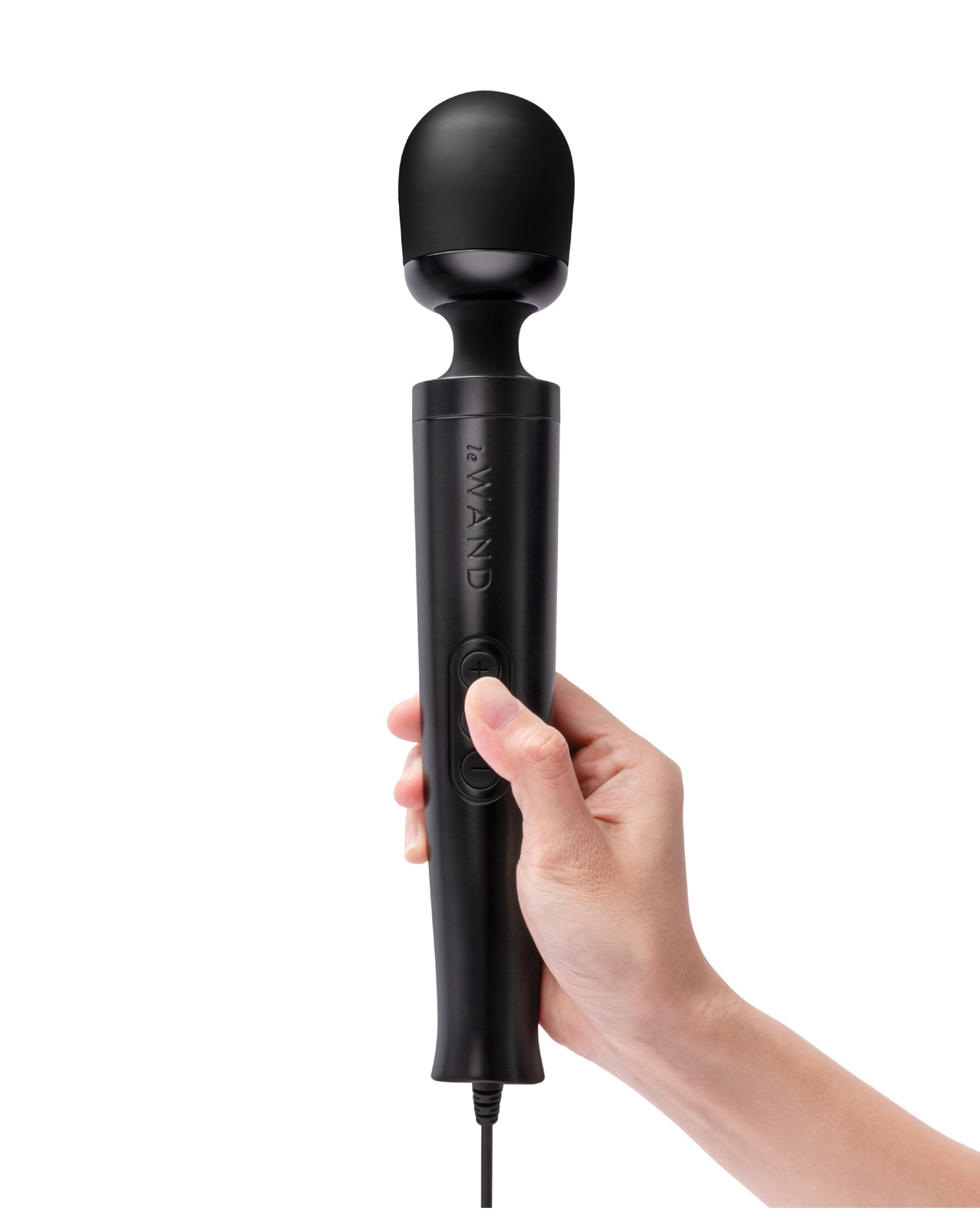 Le Wand Die Cast Plug-In Massager - Black