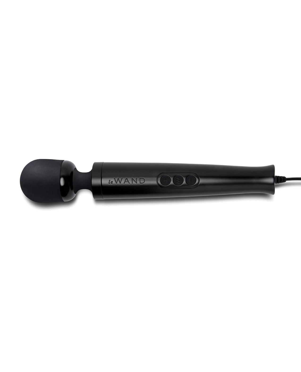 Le Wand Die Cast Plug-In Massager - Black