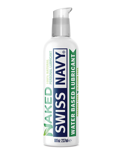 Swiss Navy Naked All Natural Lubricant - 8 oz - LUST Depot