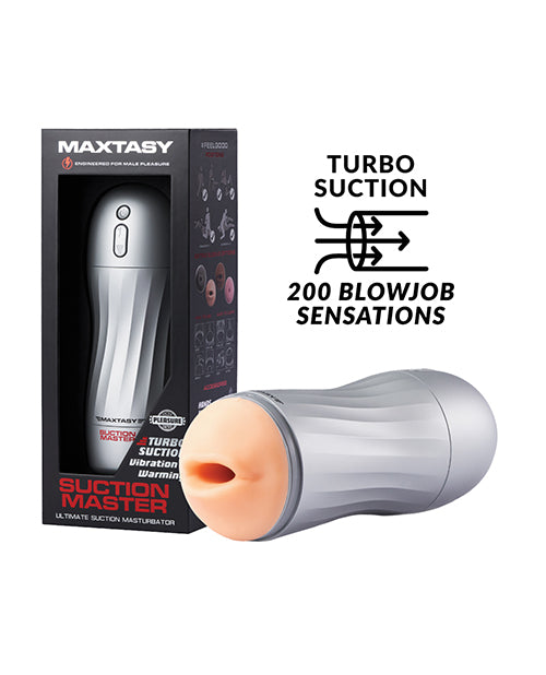 Maxtasy Suction Master Realistic Stroker - Nude