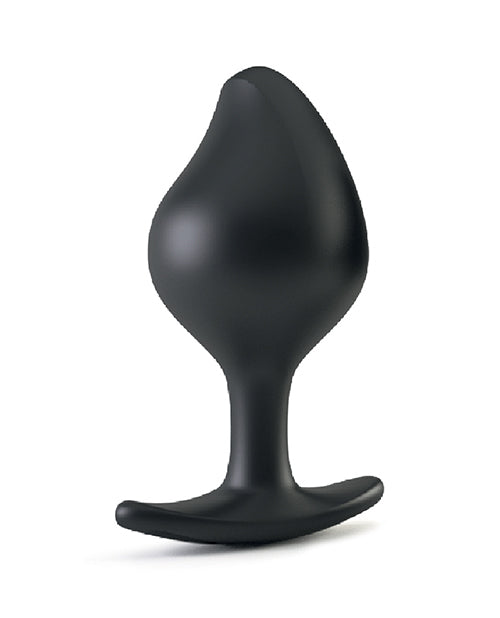 Mystim Rocking Force Silicone Buttplug Small - Black - LUST Depot