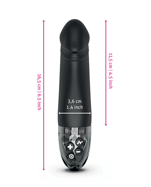 Mystim Real Deal Neal eStim Realistic Vibrator - Black - LUST Depot