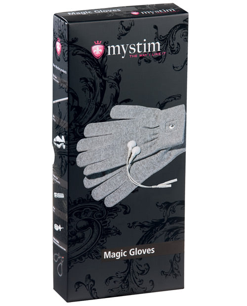 Mystim eStim Magic Gloves - Gray - LUST Depot