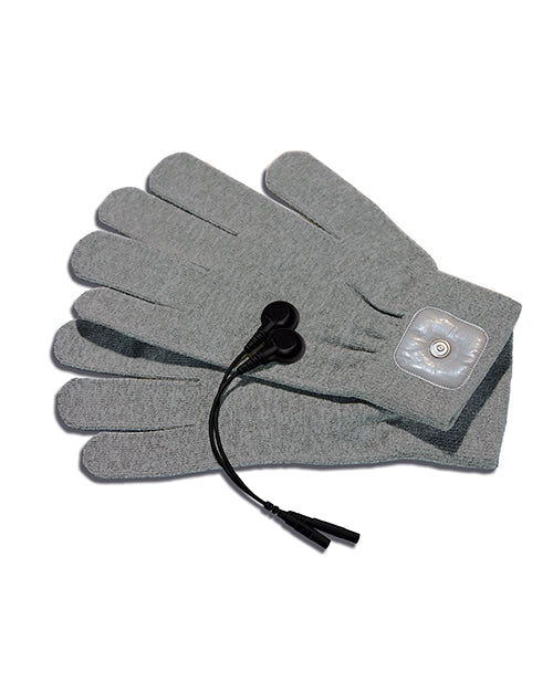 Mystim eStim Magic Gloves - Gray - LUST Depot