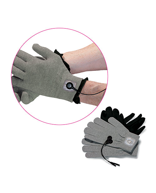 Mystim eStim Magic Gloves - Gray - LUST Depot