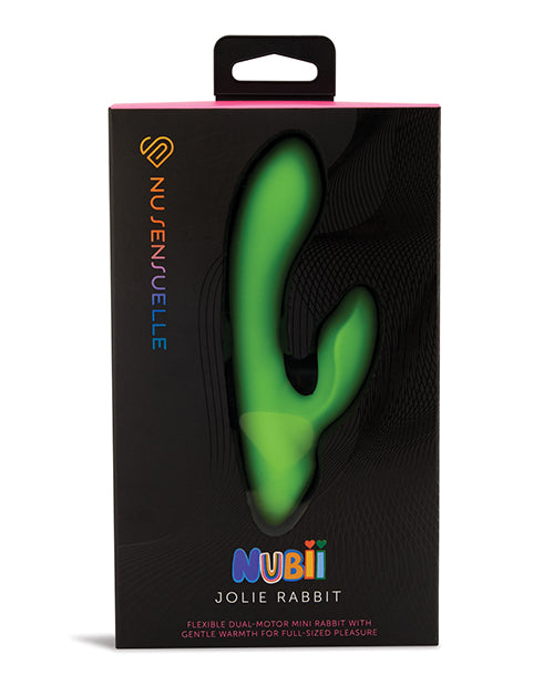 Nu Sensuelle Jolie Nubii Warming Mini Rabbit - Lime Green - LUST Depot