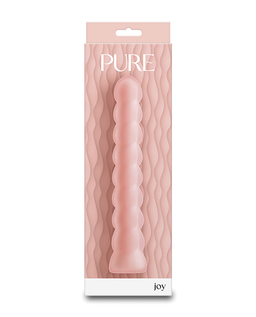 Pure Joy Textured Vibrator - Peach - LUST Depot