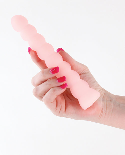 Pure Joy Textured Vibrator - Peach - LUST Depot