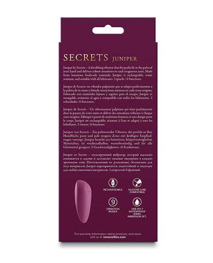 Secrets Juniper Throbbing Vibe - Ruby - LUST Depot