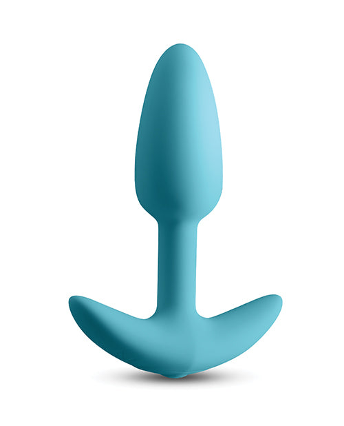 Techno Trance App Controlled Vibrating Anal Plug w/Remote - Blue