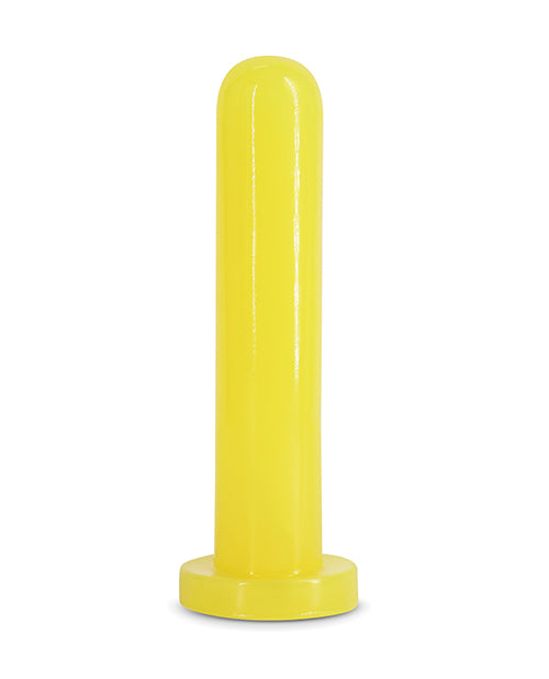 Firefly Thrill Glow in the Dark Dildo - Large, Yellow - LUST Depot