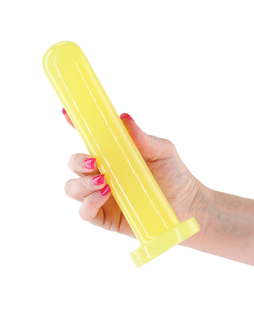 Firefly Thrill Glow in the Dark Dildo - Large, Yellow - LUST Depot