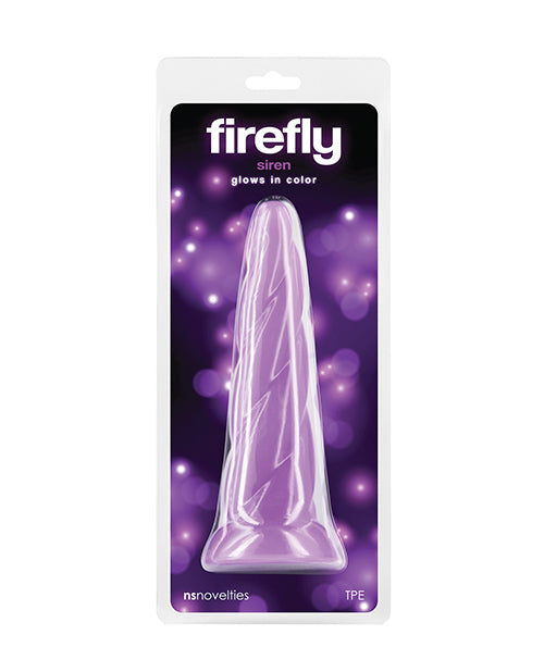 Firefly Siren Glow in the Dark Dildo - Purple