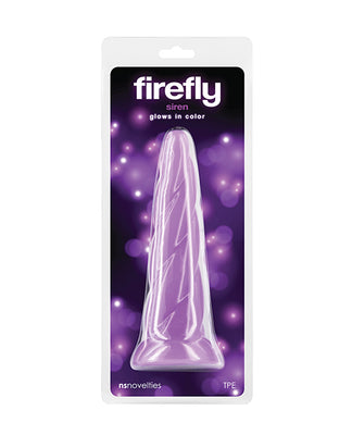 Firefly Siren Glow in the Dark Dildo - Purple