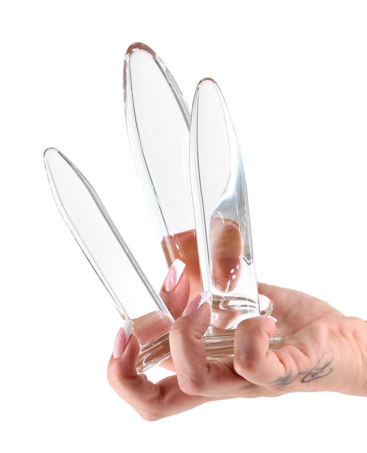 Crystal Anal Trainer Kit - Clear  3 pc Set