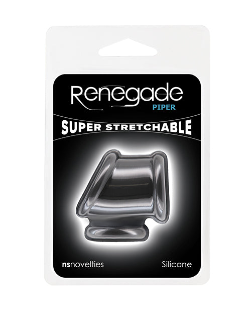 Renegade Piper Cock & Balls Ring - Black