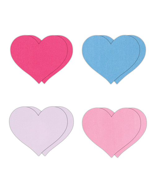 Pretty Pasties Heart Ii Assorted - 4 Pair - LUST Depot