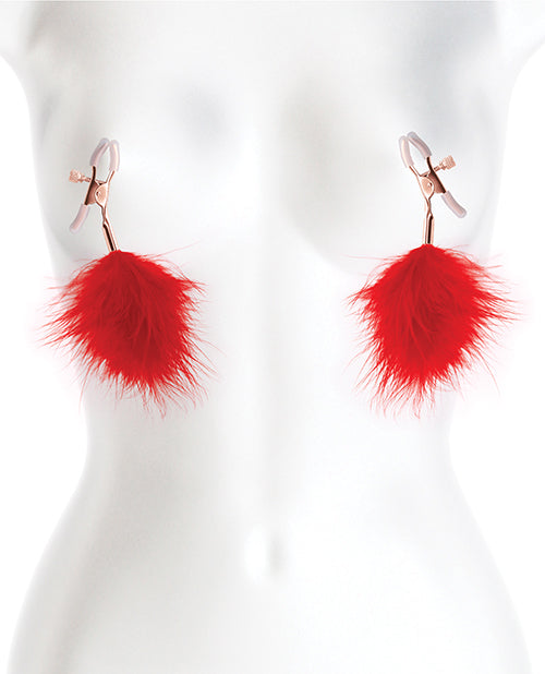 Bound F1 Nipple Clamps - Red - LUST Depot