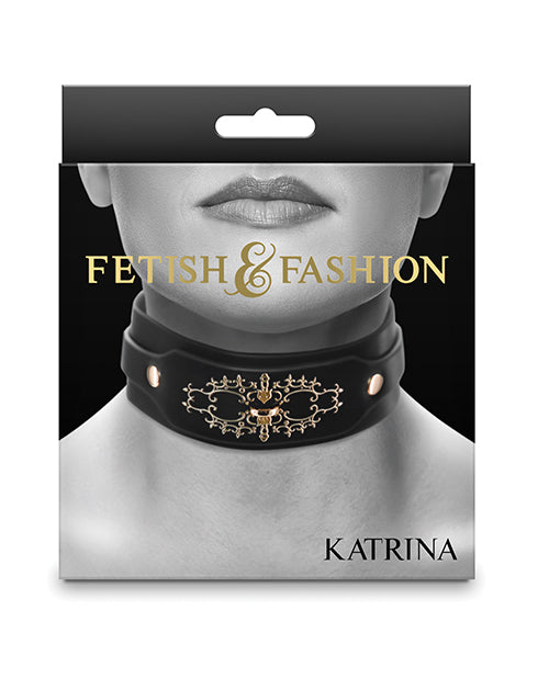 Fetish & Fashion Katrina Collar - Black - LUST Depot