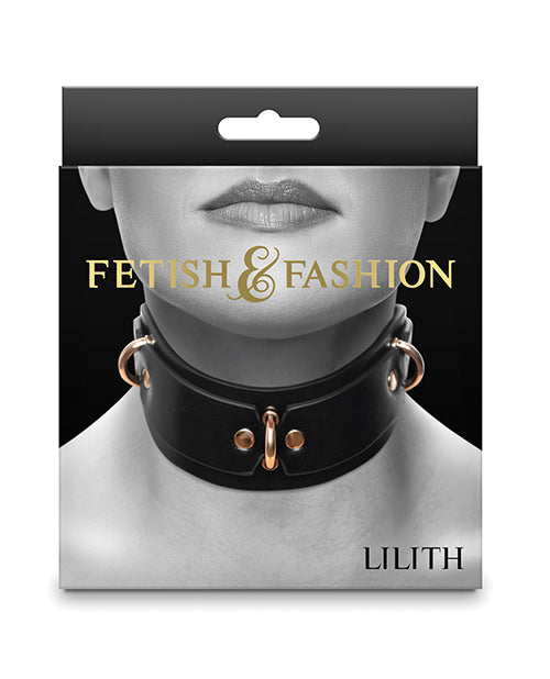 Fetish & Fashion Lilith Collar - Black - LUST Depot