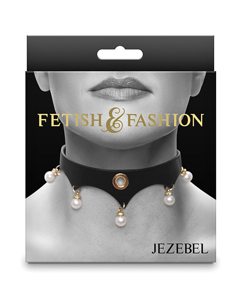 Fetish & Fashion Jezebel Collar - Black - LUST Depot