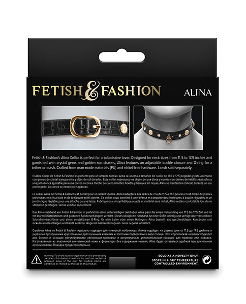 Fetish & Fashion Alina Collar - Black - LUST Depot