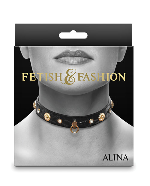 Fetish & Fashion Alina Collar - Black - LUST Depot