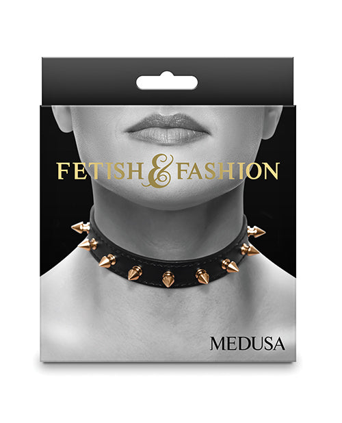 Fetish & Fashion Medusa Collar - Black - LUST Depot