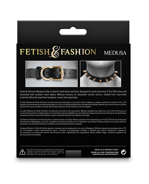 Fetish & Fashion Medusa Collar - Black - LUST Depot