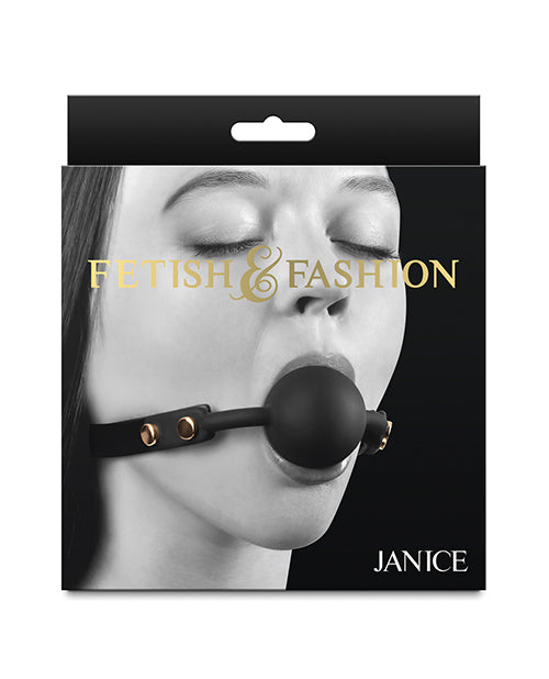 Fetish & Fashion Janice Ball Gag - Black - LUST Depot