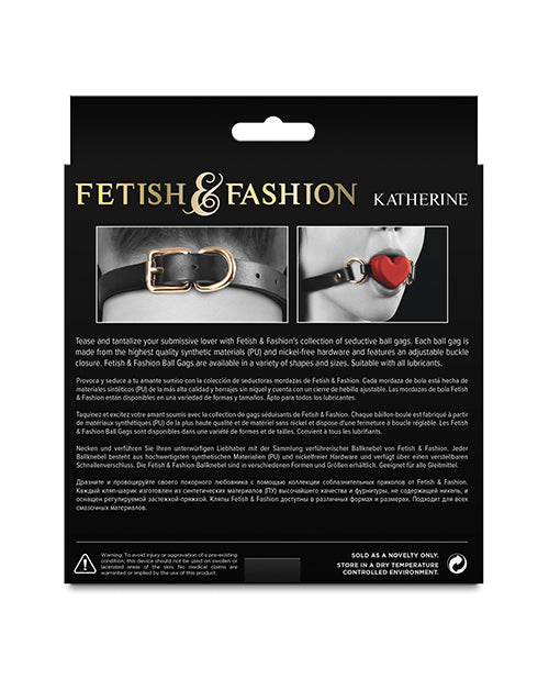 Fetish & Fashion Katherine Ball Gag - Red - LUST Depot