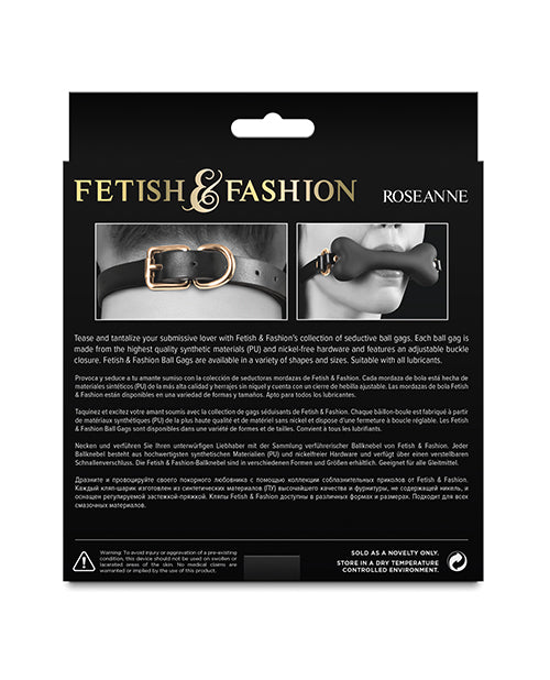 Fetish & Fashion Roseanne Ball Gag - Black