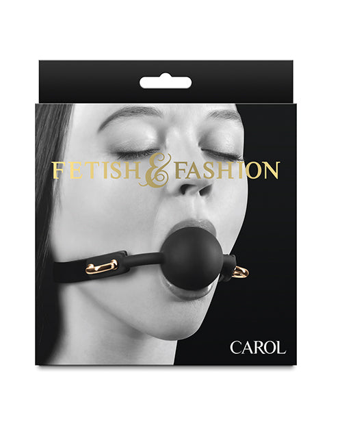 Fetish & Fashion Carol Ball Gag - Black - LUST Depot