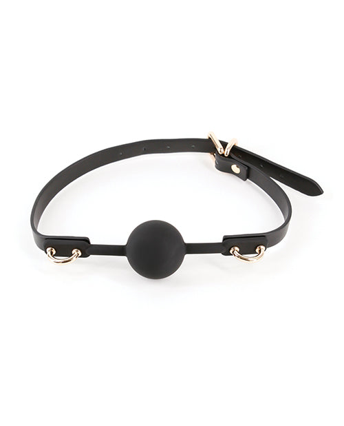 Fetish & Fashion Carol Ball Gag - Black - LUST Depot