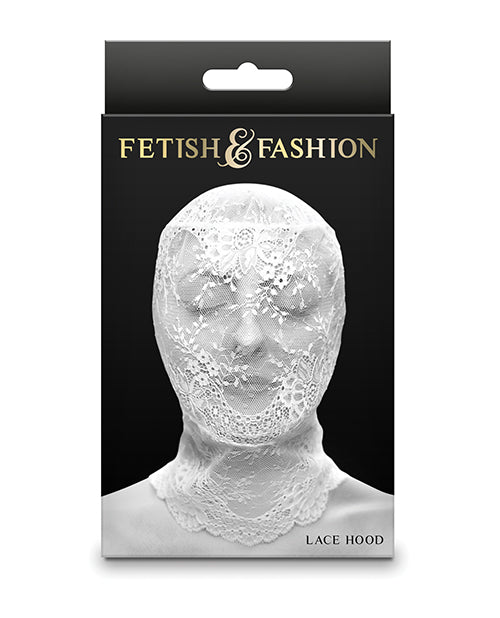 Fetish & Fashion Lace Hood - White - LUST Depot