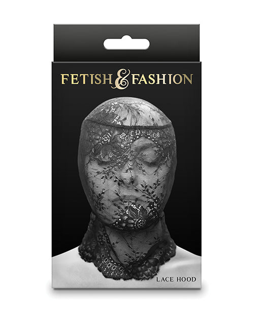 Fetish & Fashion Lace Hood - Black - LUST Depot