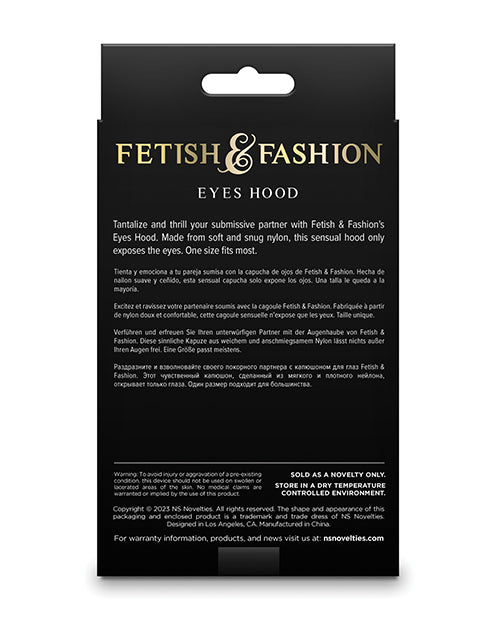 Fetish & Fashion Eyes Hood - White - LUST Depot