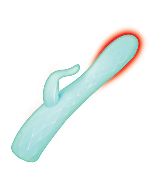 Goddess Heat-up & Rotating Vibrator - Aqua - LUST Depot