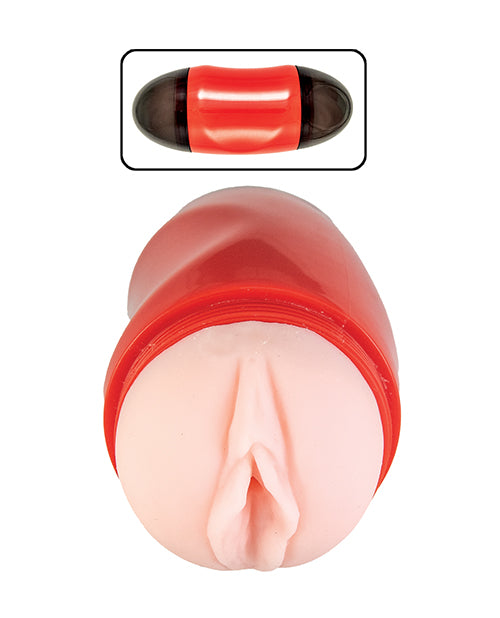 Delite Two Ways Mouth & Vagina Masturbator - White - LUST Depot