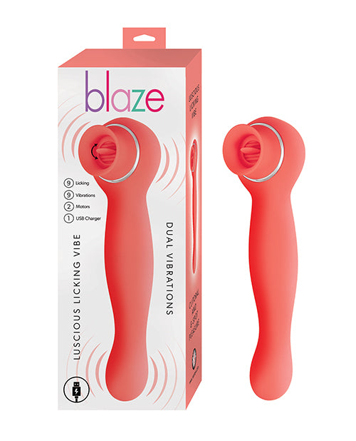 Blaze Lucious Licker Vibe - Coral - LUST Depot