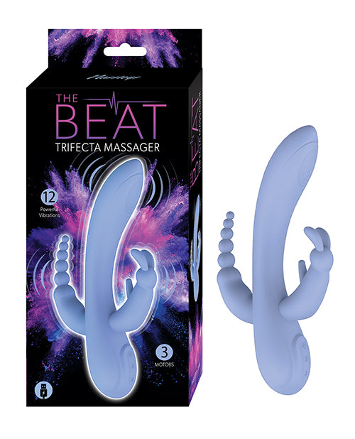 The Beat Trifecta Massager - Violet - LUST Depot