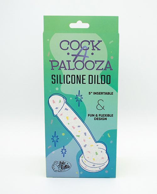 Natalie's Toy Box Cock-A-Palooza Confetti Silicone Suction Dildo - LUST Depot