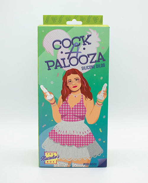 Natalie's Toy Box Cock-A-Palooza Confetti Silicone Suction Dildo