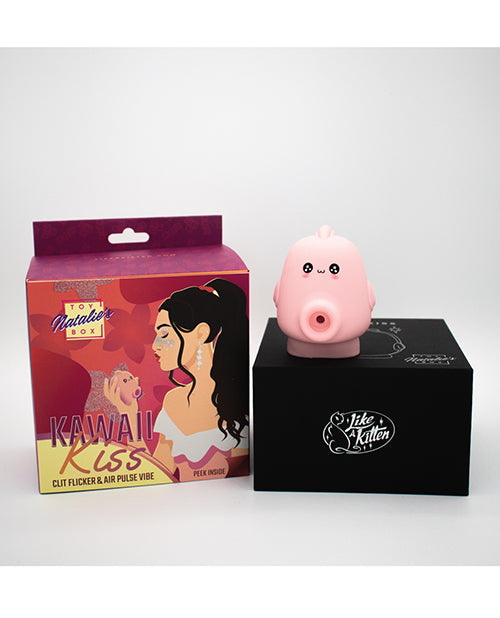 Natalie's Toy Box Kawaii Kiss Clit Flicker & Air Stimulator - Pink - LUST Depot