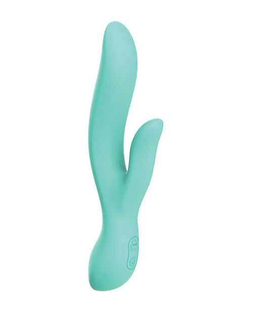 Wild Pop Vibe Molly Rabbit Dual Vibrator - Aqua - LUST Depot