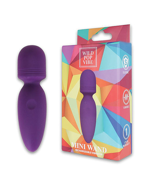 Wild Pop Vibe Mini Wand - Purple - LUST Depot